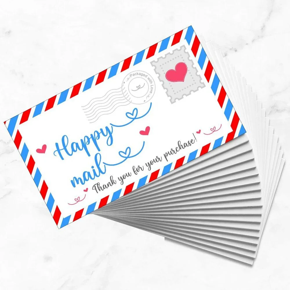 60 Thank You Cards Business card Inser Card